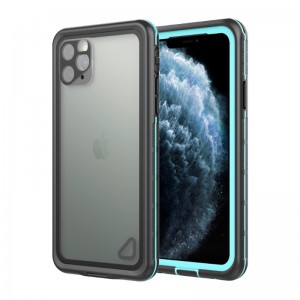 El mejor impermeable iPhone 11, un chaleco portátil barato iPhone 11, con un impermeable de iPhone transparente.
