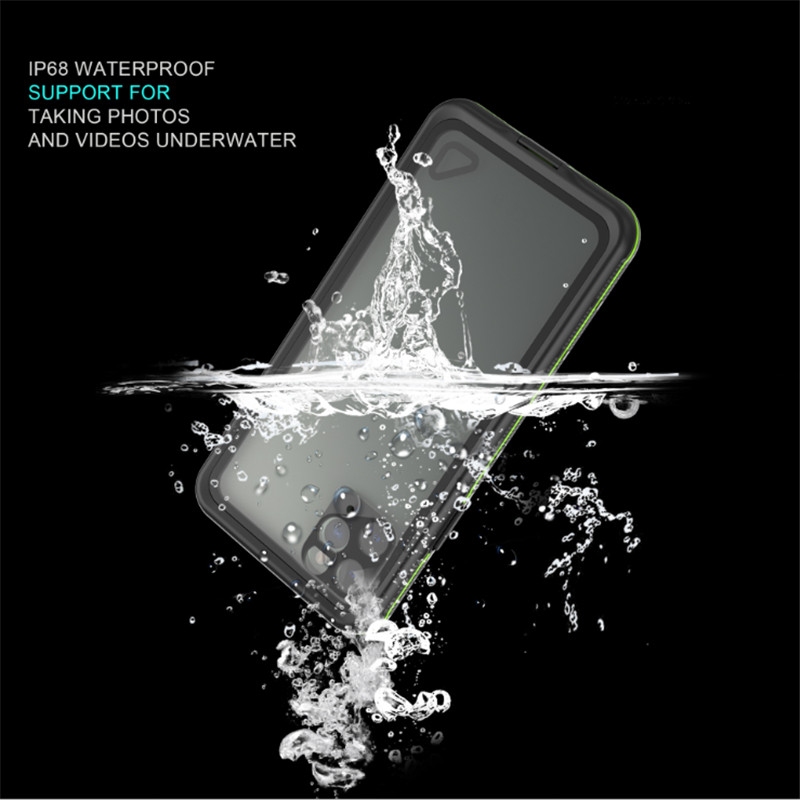 El mejor impermeable iPhone 11, un chaleco portátil barato iPhone 11, con un impermeable de iPhone transparente.