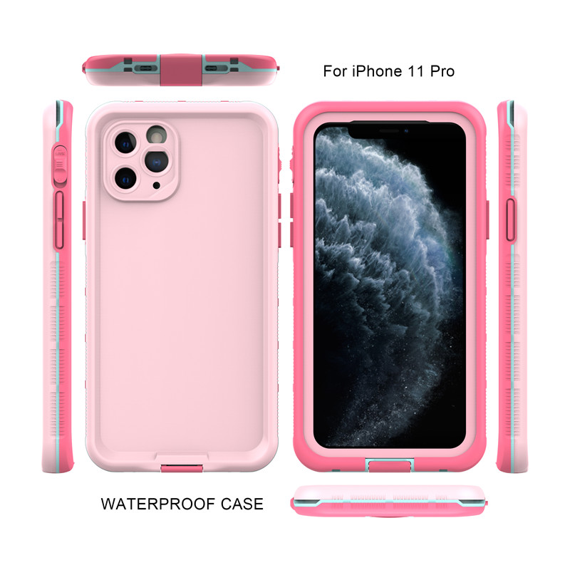 Apple iPhone 11 pro impermeable 100 impermeable móvil iPhone 11 pro impermeable Puch (Rosa)