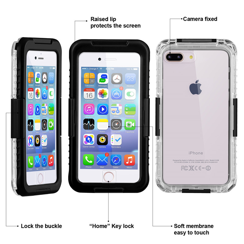La nueva carcasa de un celular salvavidas iPhone 8 Plus, la mejor del waterwood 8 Plus.